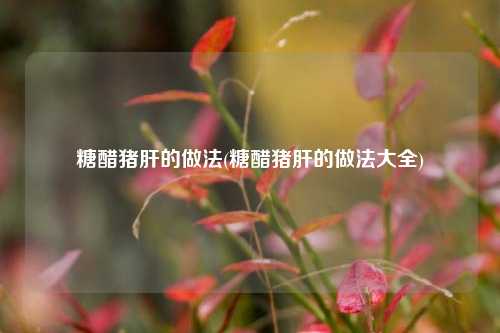 糖醋猪肝的做法(糖醋猪肝的做法大全)